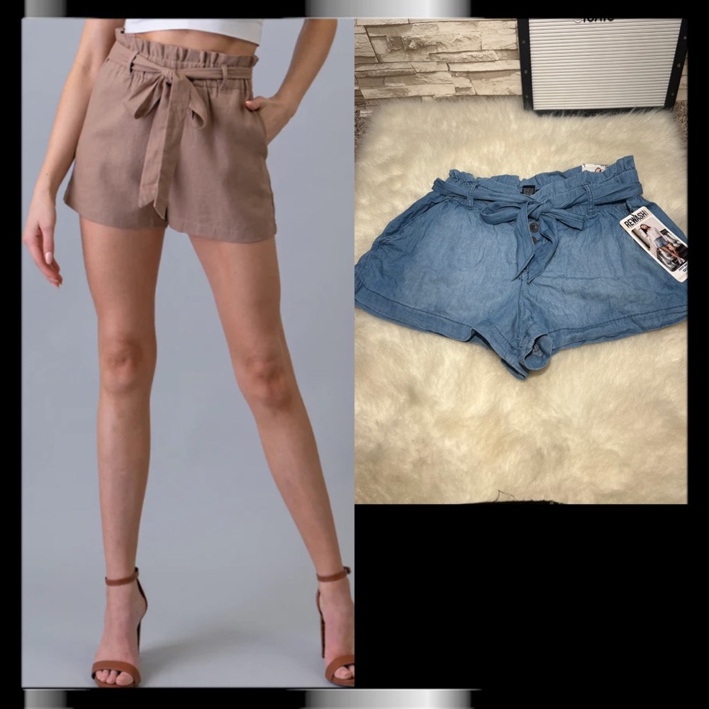 REWASH Paper Bag Shorts